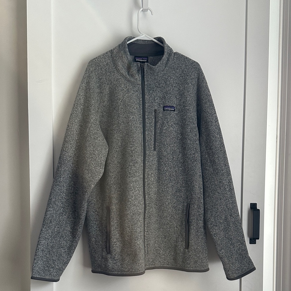 Patagonia Men's Zip-Up Gray Jacket